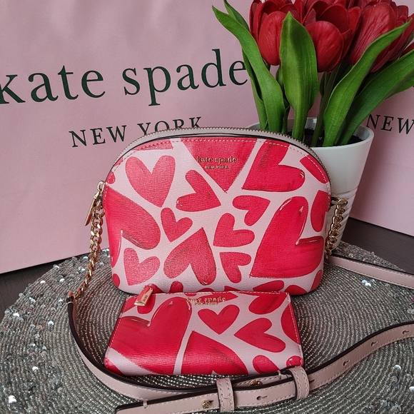 Kate Spade ❤  Cameron Street Hilli Heart Bag & Wallet Set - Picture 3 of 15